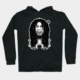 marley bob vintage hand drawing design Hoodie